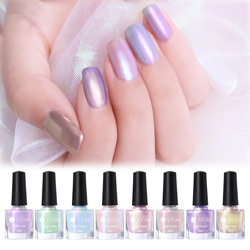 UR SUGAR Shell Glitter Nail Polish varnish Pearly-luster Varnish 6ml Art Decoration for Nails | Красота и здоровье