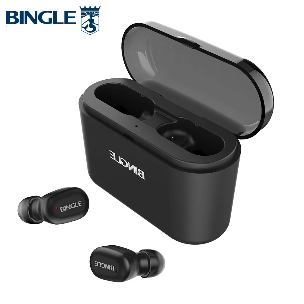 

Водонепроницаемые наушники Bingle K7 с активным шумоподавлением AAC, BT 5,0 TWS, настоящие беспроводные наушники, гарнитура с Bluetooth