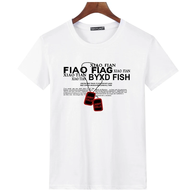 Мужская футболка горячая мода большого размера мужская летняя хлопковая с