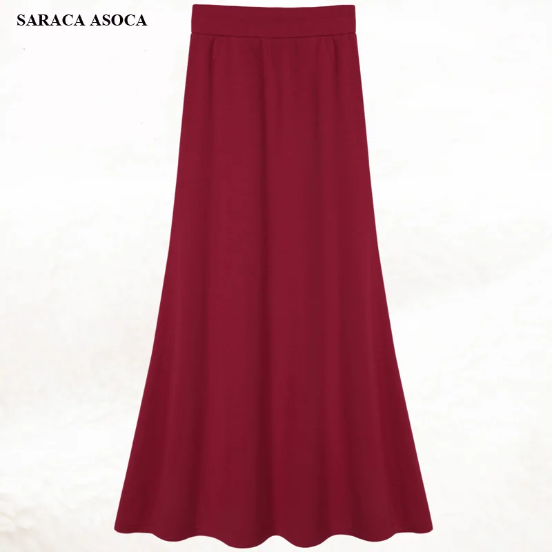 Vintage Ankle-Length High Waist Slim Hip Trumpet Skirt Women Autumn Winter Thicken Velvet Long Bust Mermaid Muslim Lady | Женская одежда