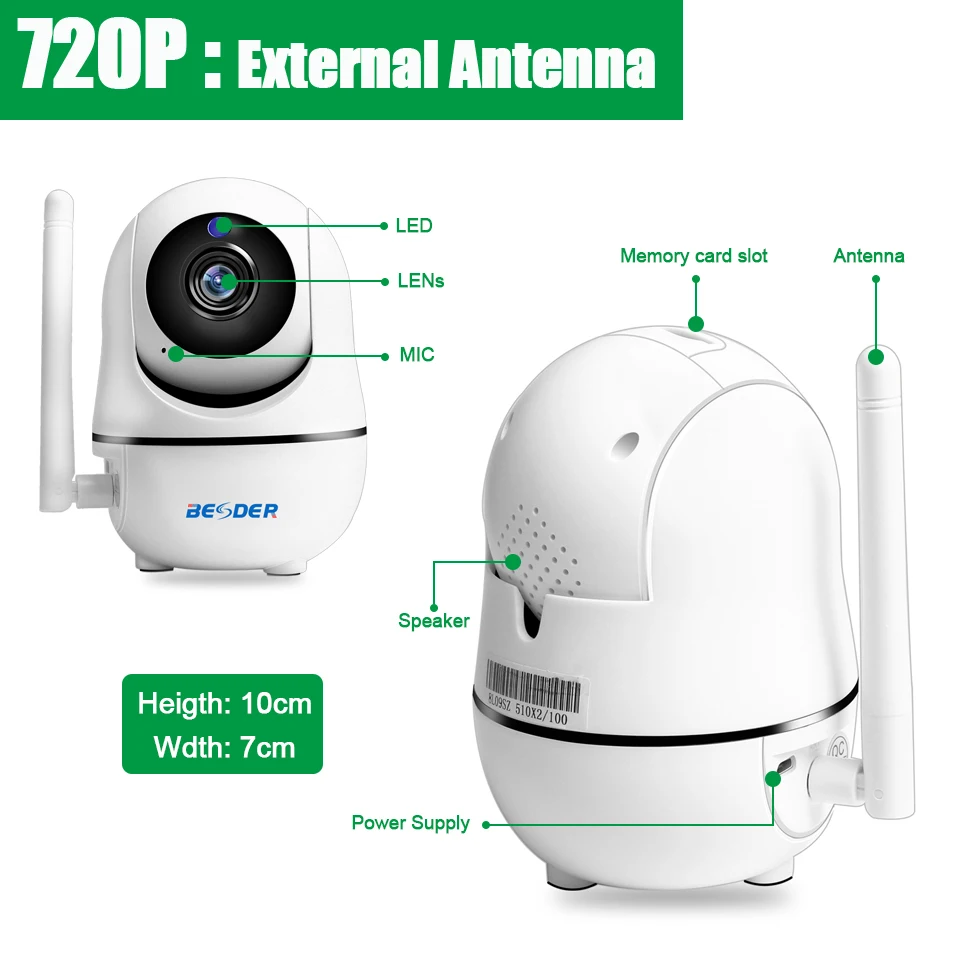 Besder, умный дом, ip-камера безопасности, WiFi, панорамирование наклона, двухсторонняя аудио беспроводная камера, IP FULL HD 1080P IR, ночное видение, CCTV камера s