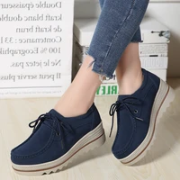 2020 women shoes casual spring autumn wedge platform chaussure femme suede woman platform shoes for women ladies zapatos mujer