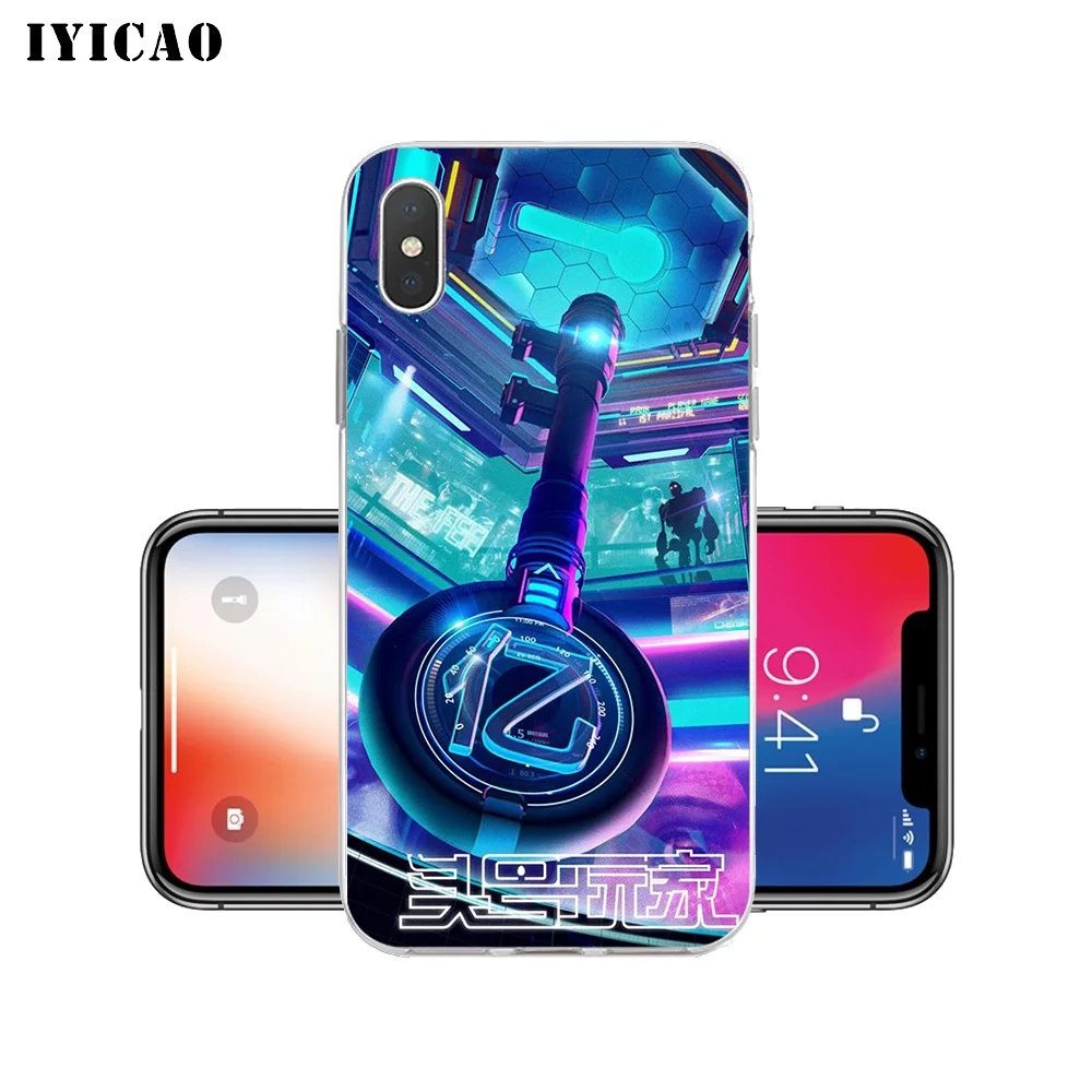 IYICAO Ready Player One movie Мягкий силиконовый чехол для телефона iPhone X XR XS MAX 6 6s 7 8 Plus 5 5S SE TPU |
