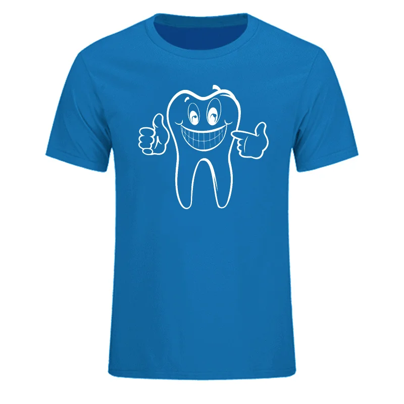 Уход за зубами брендовая мужская летняя одежда 100% хлопок однотонная