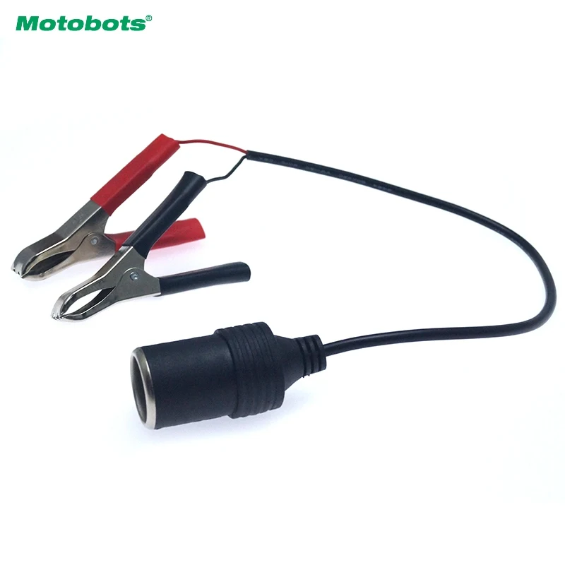 FEELDO DC12V зажим для клеммы аккумулятора прикуривателя питания штекер разъема