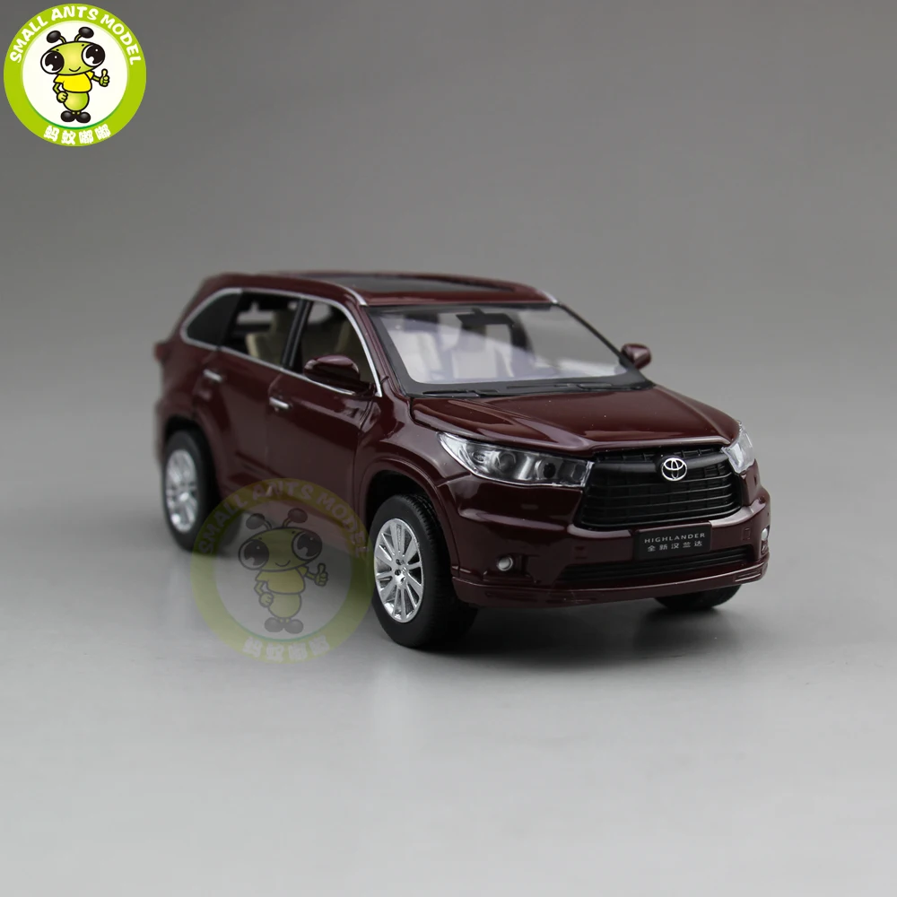 1/32 JACKIEKIM Highlander литая под давлением Металлическая Модель автомобиля игрушки для детей Детское звуковое освещение Вытяните назад Подарки