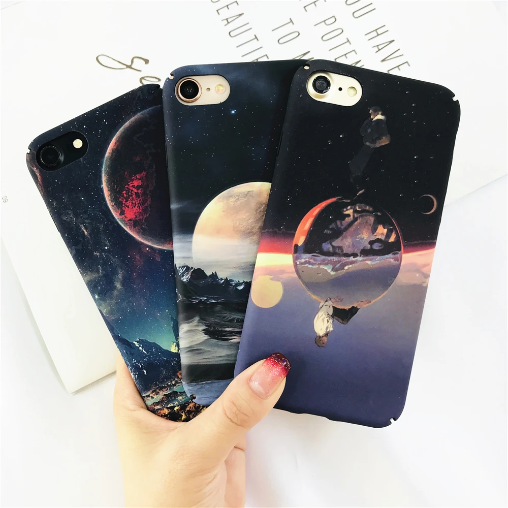 Личность Световой Прохладно Жесткий PC матовый чехол для телефона Iphone 5 IPhone 5S SE