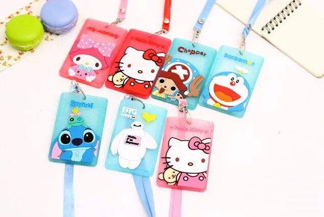 Kawaii 7 моделей мультфильм выбор-10*6 см ребенок девушка автобус и ID держатель для карт чехол мешочек с держателем чехол; ID Сообщение PAD чехол держатель