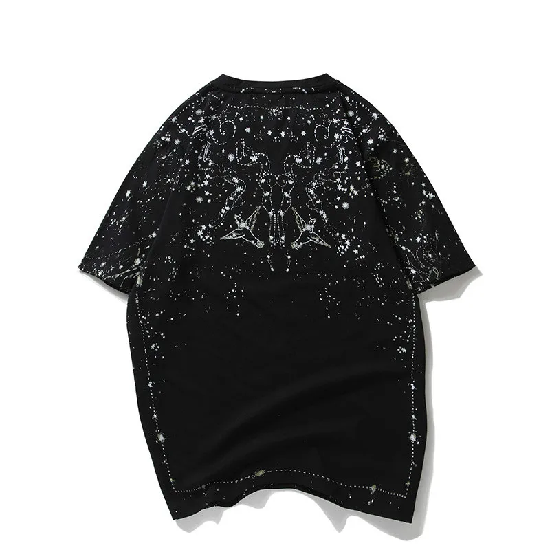 2018 Галактика Космос принт Мужская Толстовка спортивный костюм Slim Fit модная
