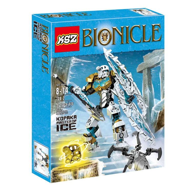 Smartable BIONICLE протектор льда+ KOPAKA Мастер Льда Строительный блок Набор игрушек для мальчика подарок совместим все бренды BIONICLE