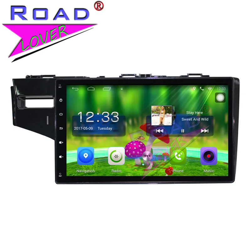 Автомобильный медиацентр TOPNAVI Android 6 0 2 ГБ + 32 четырехъядерный 10 1 дюйма для Honda Fit 2014