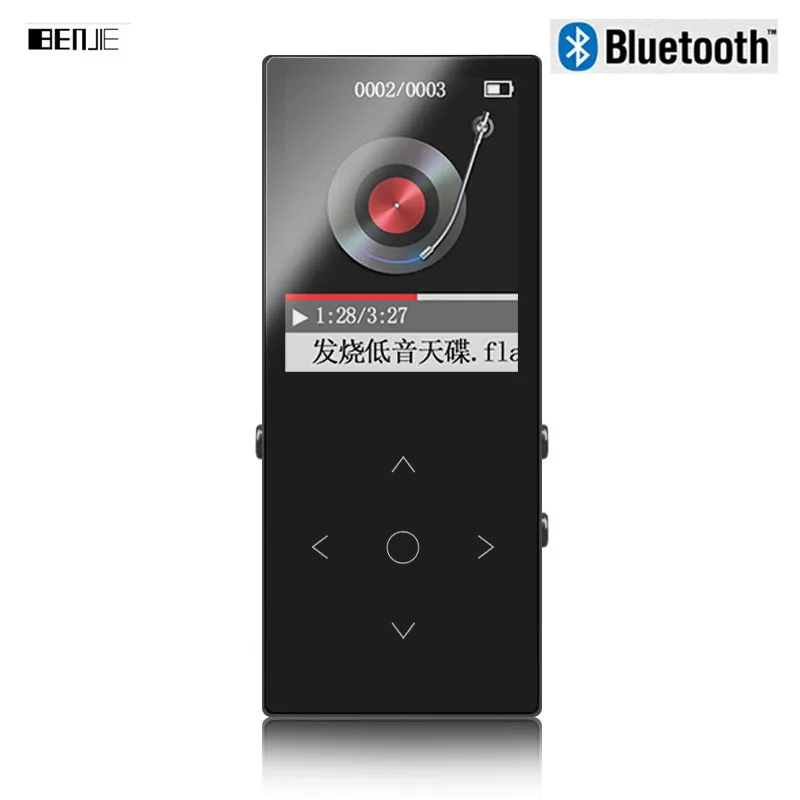 Металлический Mp3 плеер bluetooth с Сенсорный экран Встроенный Динамик Бенджи k8 HIFI
