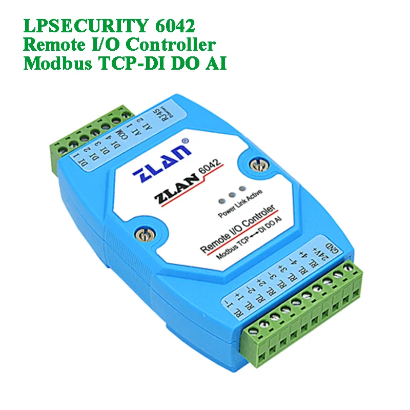 Удаленный контроллер ввода/вывода ethernet передача Ethernet Modbus TCP к RTU DI DO AI цифровой