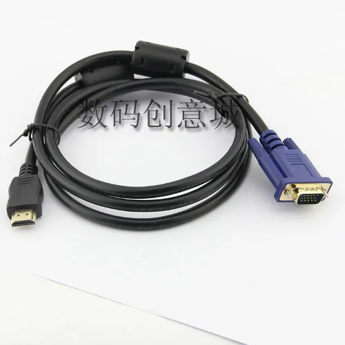 1 5 м HDMI позолоченный папа к VGA 15 pin HD-15 кабель для ПК видео папа-папа передачи |
