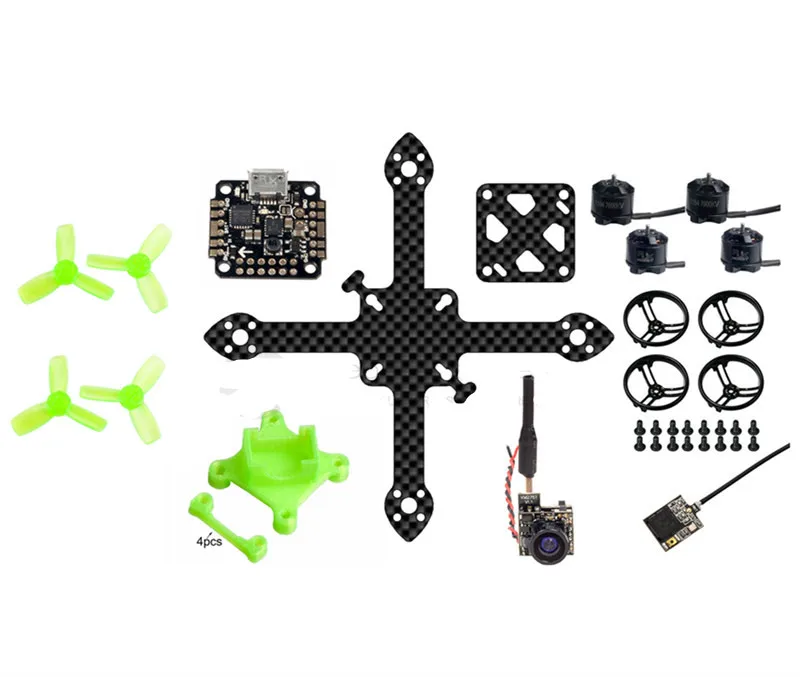 16 мм x BNF 90 Чистый карбоновый Квадрокоптер рамка набор для DIY FPV Бесщеточный микро