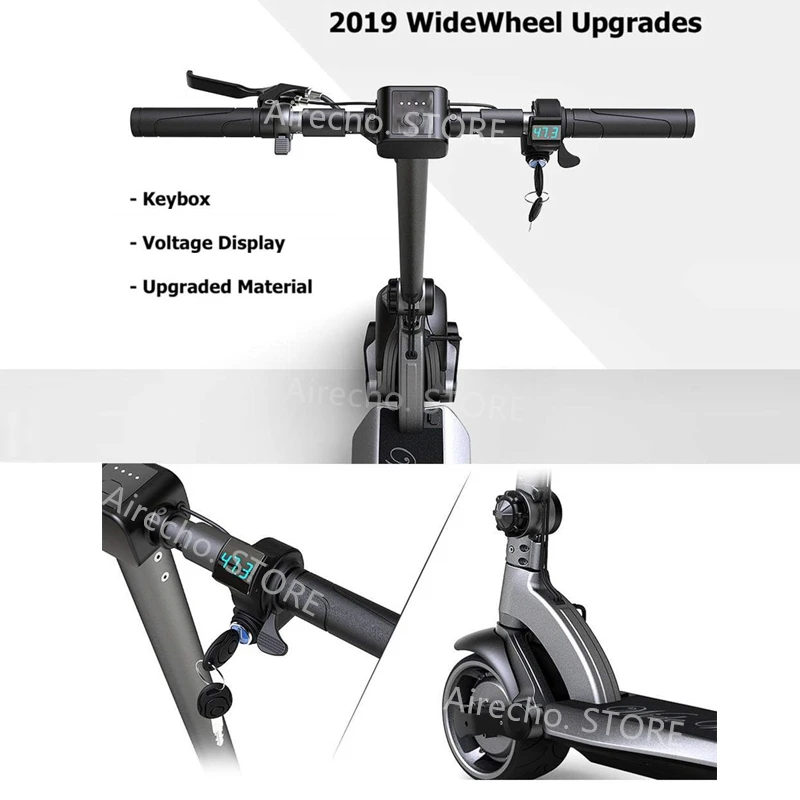 2019 новейший Mercane WideWheel KickScooter Wide Wheel 48 V 500 W/1000 W складной умный электрический скутер