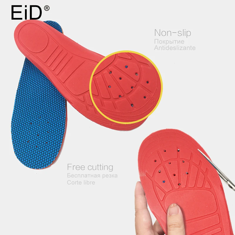 EiD ортопедические стельки для плоскостопия для детей, стельки для поддержки свода стопы для X-Legs, Детские ортопедические стельки для обуви, стельки для ухода за ногами