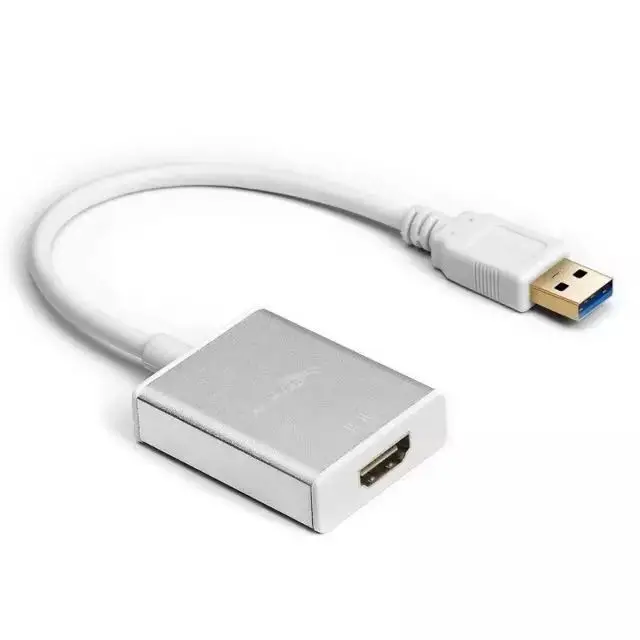 Новый Графический конвертер USB 3 0 в HDMI для HDTV LCD ПК ноутбука Аудио Видео |