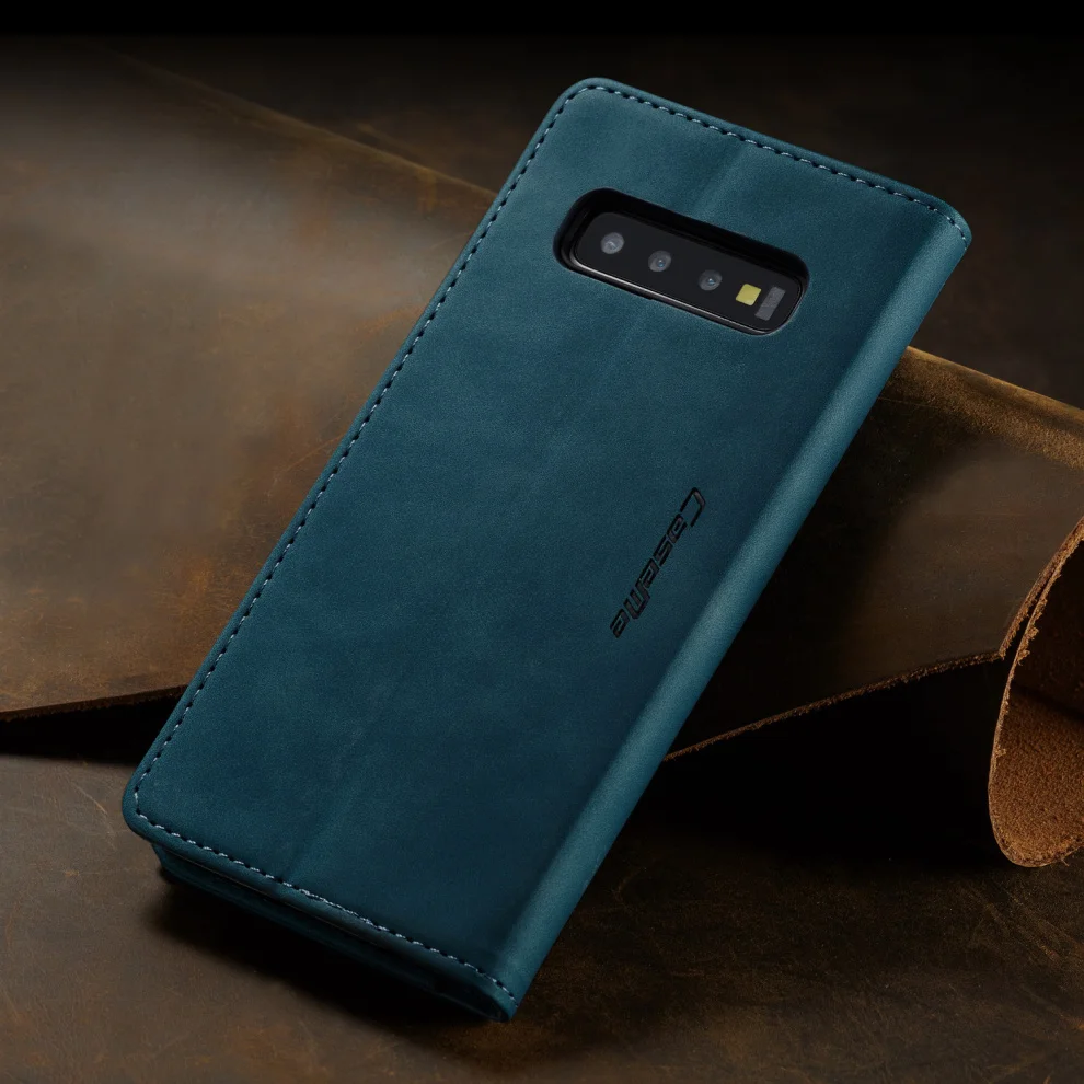 Винтажный кожаный чехол для samsung Galaxy S10, S9, S8 Plus, S7 Edge, S10E, роскошный магнит, авто флип, чехол-бумажник, чехол для samsung S10, 5G