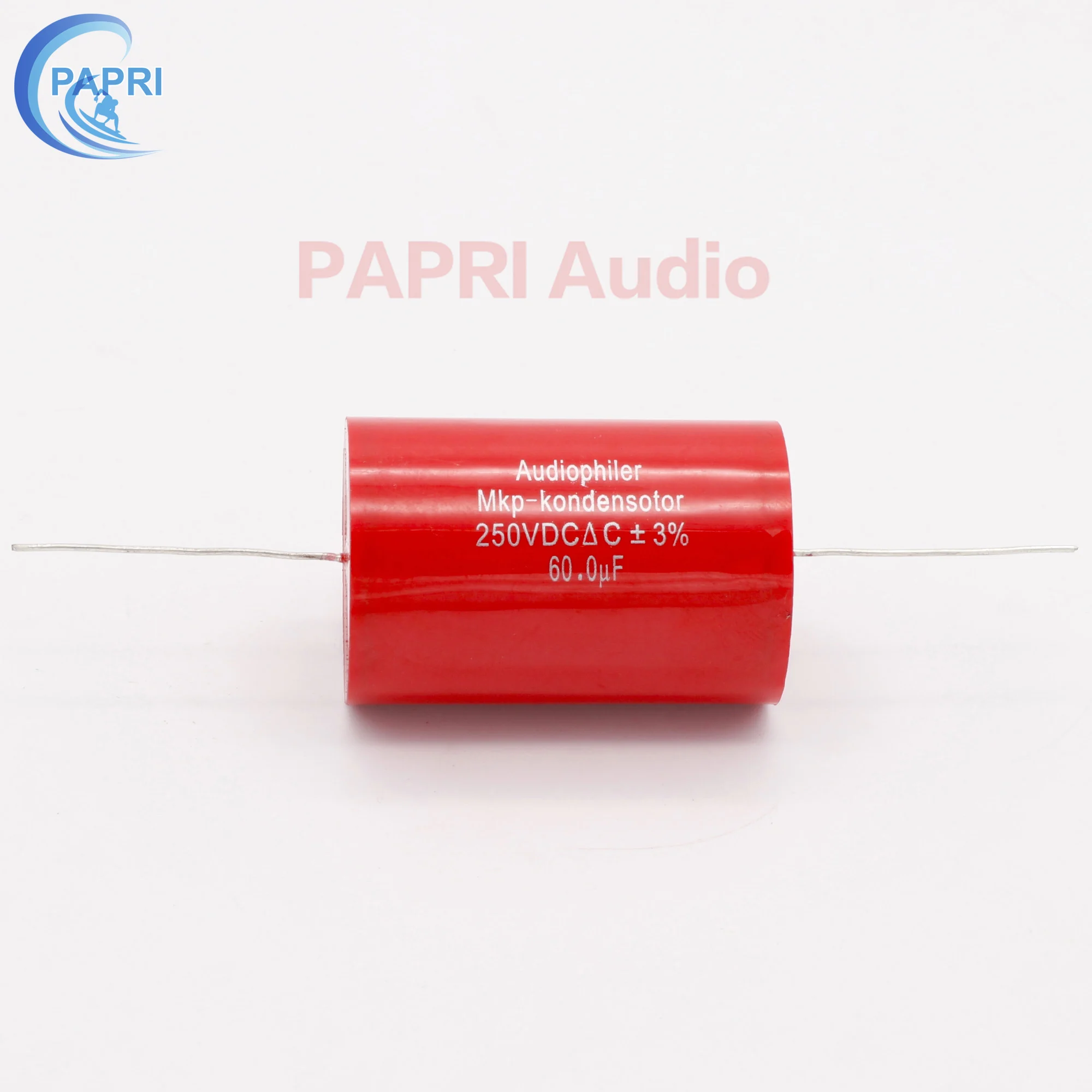 PAPRI 60 мкФ 250VDC Axial MKP DIY Аудио Конденсатор для HiFi трубки гитарного усилителя лот/1 шт.