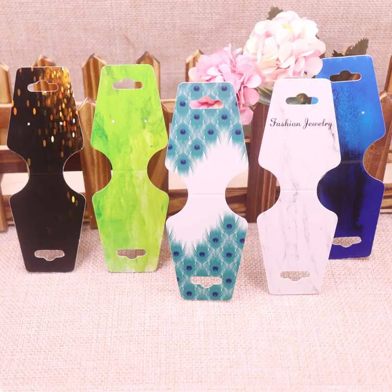 24 шт. красивый подарок ювелирные изделия дисплей карты картон 5 цветов цветной