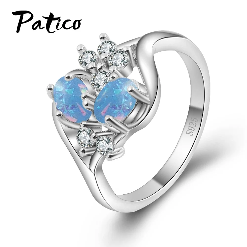 Женское кольцо из серебра 100% пробы с фианитом