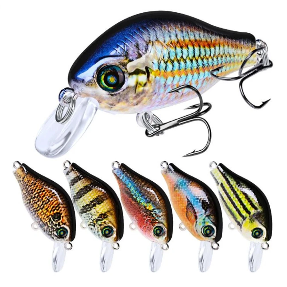 

1pcs CrankBait Fishing Lure Wobblers 5.2cm 8.5g Floating Artificial Plastic Japan Hard bait Bass pesca carp Fishing Tackle