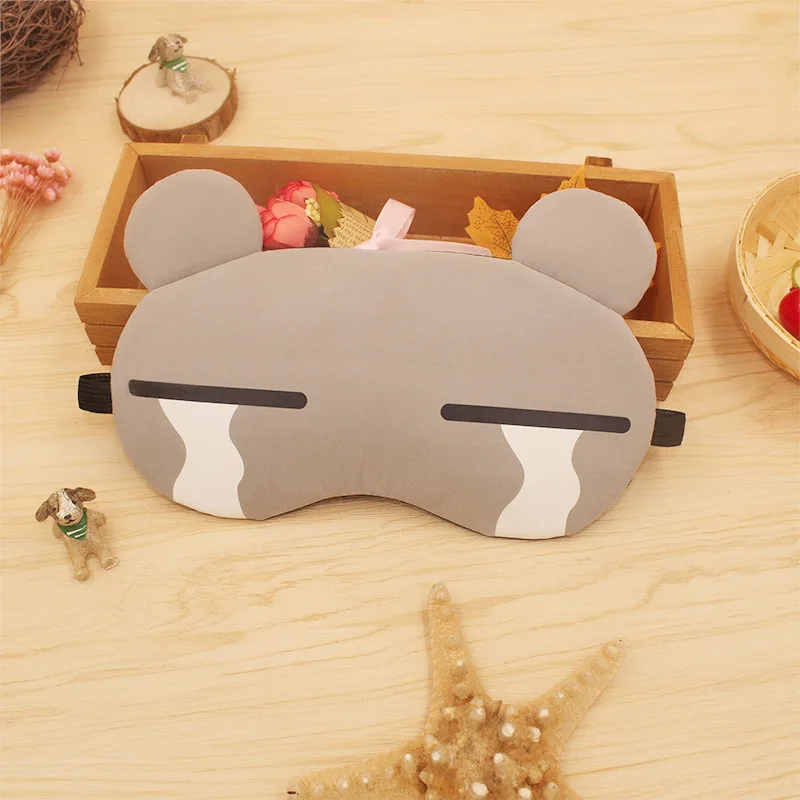 Выражение лица Спящая Маска Для Глаз Сон Тени Мультфильм Завязанными Глазами Сна