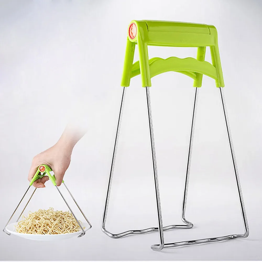 Складная тарелка для горячей посуды кухонный держатель из нержавеющей стали с