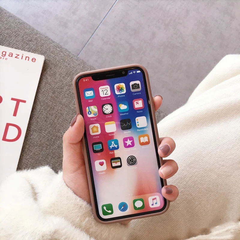 Cute Love Heart For iphone XS Max XR X Phone Case 8 7 6s 6 plus Back Cover Fashion Lovely Cartoon Shell Capa |
