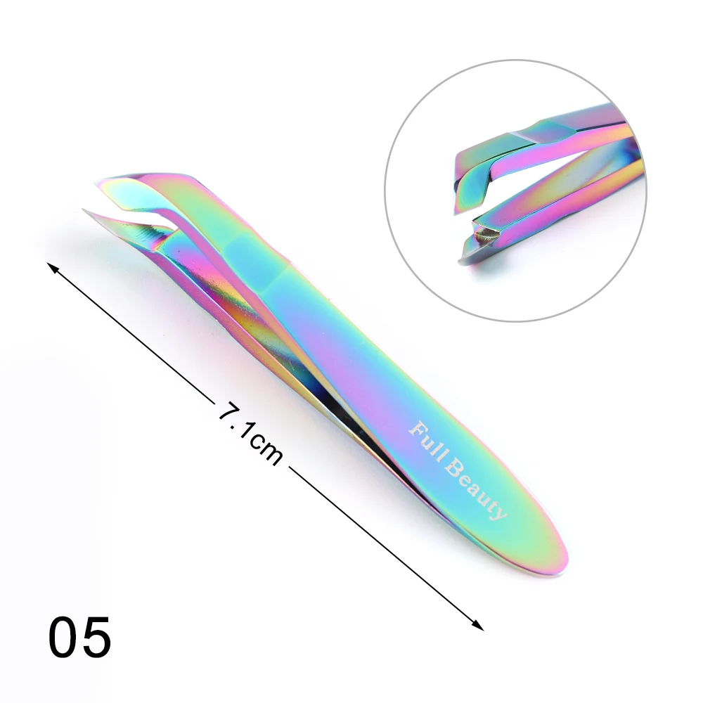 1 шт. из нержавеющей стали Радужный Толкатель для кутикулы маникюрная машинка