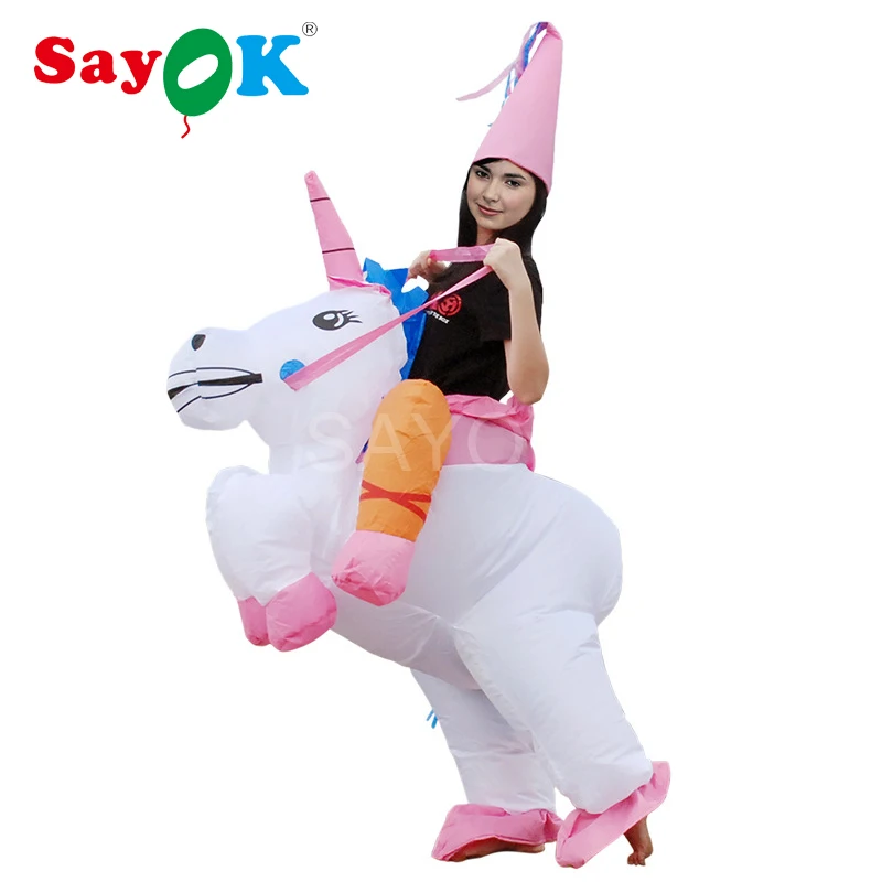 

Adult/kid inflatable horse costume inflatable horse unicorn costumes