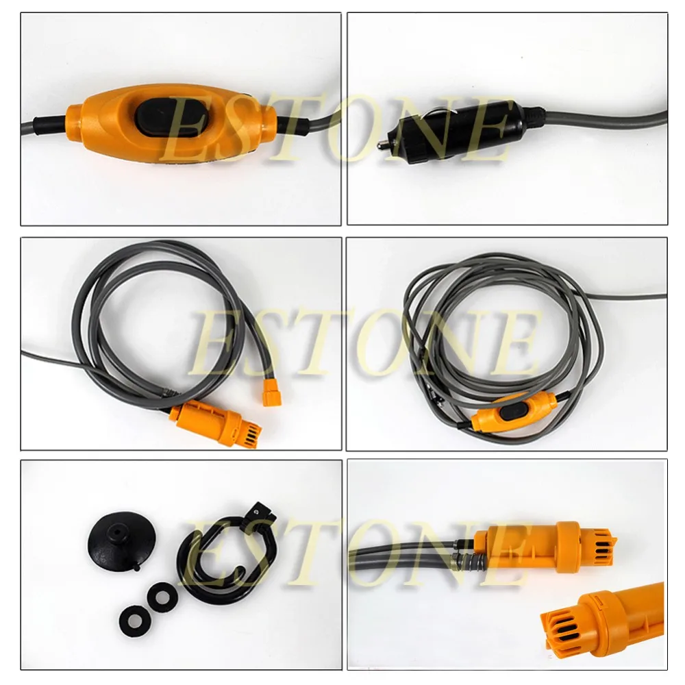 Портативная электрическая Автомобильная вилка 12 В для кемпинга и