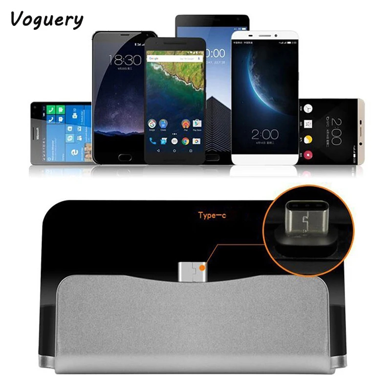 Зарядное устройство type-C док-станция для зарядки настольная подставка