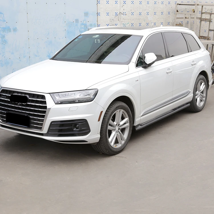 Новый стиль алюминиевая Беговая доска боковой шаг Nerf бар Подходит для Audi Q7 2016 2017