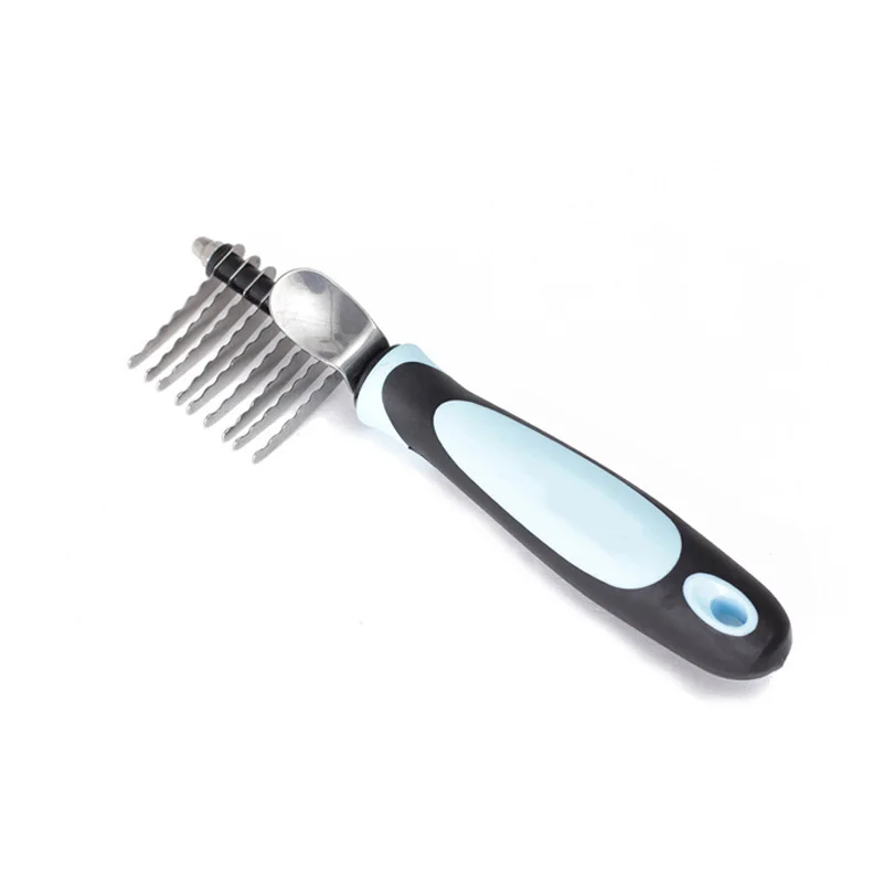 

Pet Cat Dog Shedding Trimmer Grooming Open Knot Knife Stainless Steel Comb