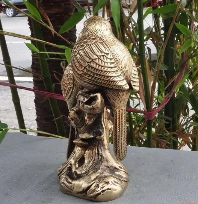 8&quot chinachinesefengshui brasscopper wealth animal lucky Magpie bird luckystatue | Дом и сад
