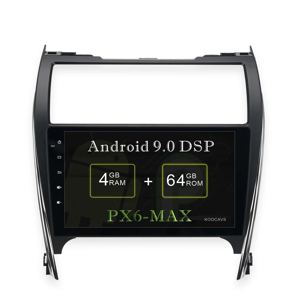 

Автомобильный GPS-радиоплеер KOOCAVS, 10,2 дюйма, IPS, Android 9,0, для Toyota Camry 2012-2014, США и Ближний Восток, 4 Гб + 64 ГБ, стерео, мультимедийный головной убор