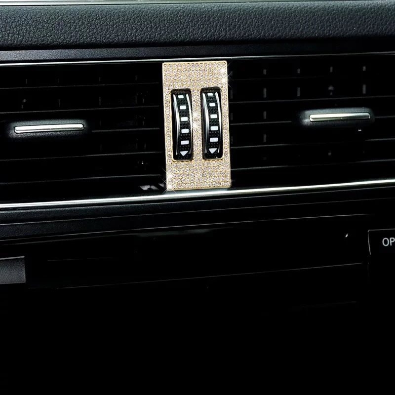 Автомобиль укладки аксессуаров для Audi Q5 2010- автомобилей Центрального управления воздуха на выходе сигнальная лампа и пуговицы рамочные декоративные наклейки
