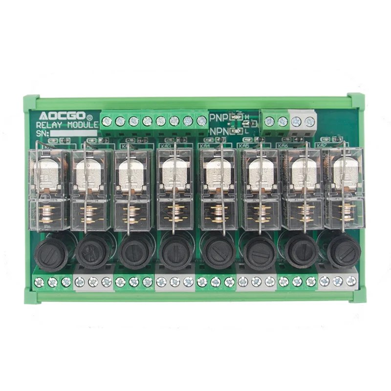 8-канальное 1 SPDT din-рейку OMRON G2R 24V DC/AC с блоком реле интерфейса | Обустройство дома