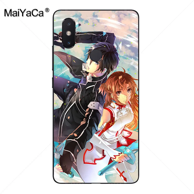 Аксессуары для телефона MaiYaCa Sword Art Online SAO Anime Manga чехол xiaomi mi 8se 6 note2 note3 redmi 5 plus note 4