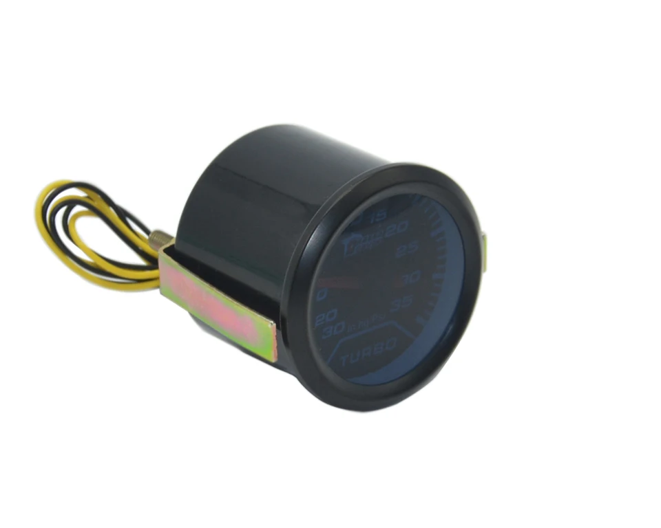 Dragon gauge Unuversal 2 дюймов солнцезащитные очки черный корпус синий светильник Авто турбины турбо вакуум в. hg Boost Gauge