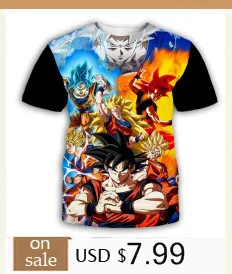 Мужской 3d жилет Харадзюку Классический Аниме Жемчуг дракона Супер Saiyan печатные майки красивые Гоку мужские летние тонкие повседневные жилеты S-5XL