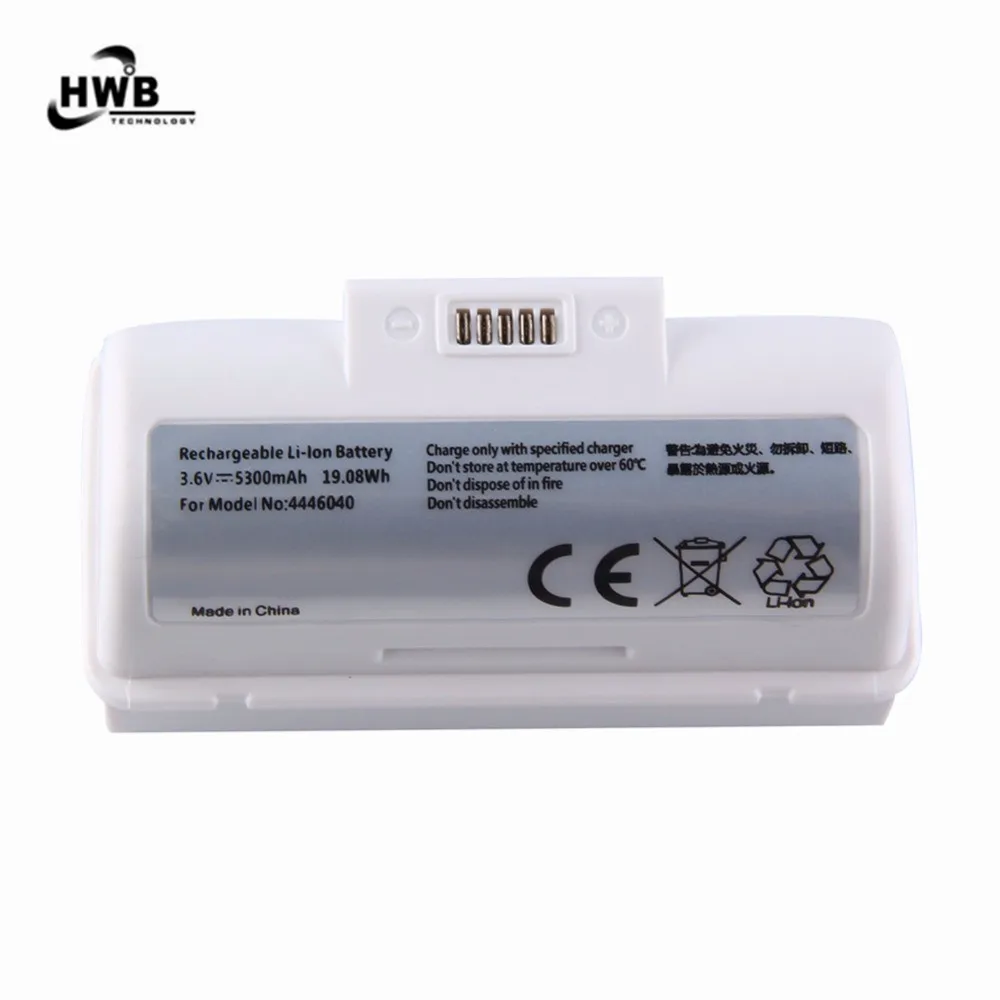 Литий ионные аккумуляторы HWB 3 6 В 5300 мАч для iRobot Braava Jet 240|lithium ion battery|battery replacementbattery