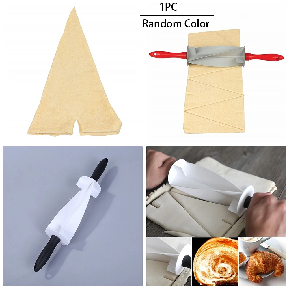 Dough Roller Rolling Pin Cake Bakeware Plastic Kitchen Croissant Pastry Multifunctional | Дом и сад