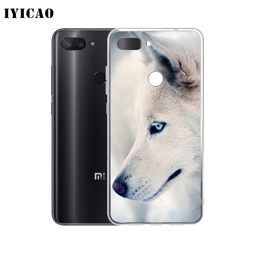 Мягкий силиконовый чехол для телефона IYICAO Animal Wolf Xiaomi Redmi 4A 5A 6A Note 7 6 5 Pro Plus 4X