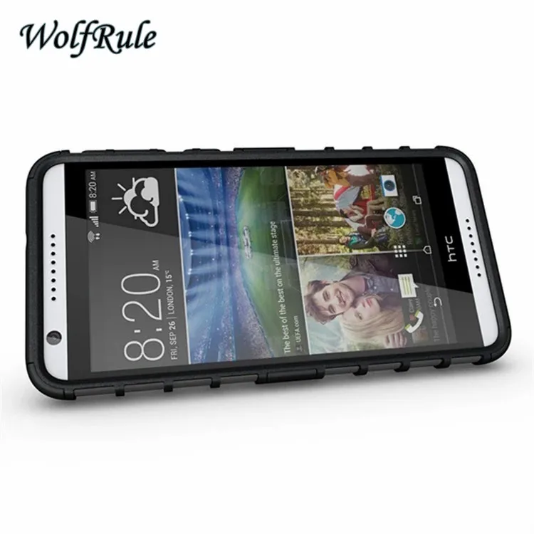 Чехол WolfRule для HTC Desire 820 чехол из ТПУ и пластика с держателем бронированный бампер
