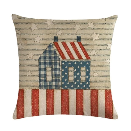 Cushion cover11 Американский флаг шаблон Чехлы белье размером 45*45 см Лондон Нью-Йорк печатные подушки Чехол Диван Дома Декоративные диванные накидки на подушки - Цвет: Cushion cover11