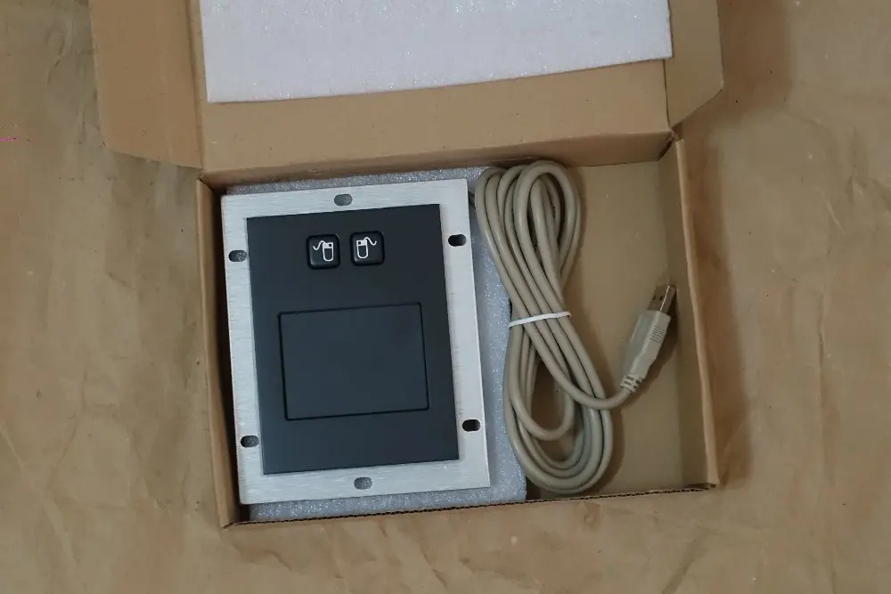 Панель с черным покрытием IP65 USB и PS2 металлический тачпад промышленное