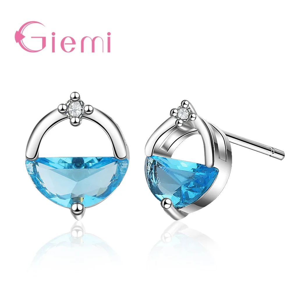 

Trendy Fashion New Style Clear Spring Simple Nice Stud Earrings Small Cute Earring Clips For Young Girls Women Fancy Jewelry